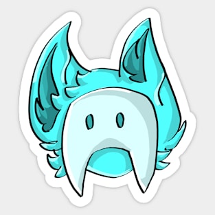 Cyan Slime Pup Sticker